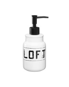 Дозатор для мыла Loft настольный керамика с рисунком FOR LT021 Fora