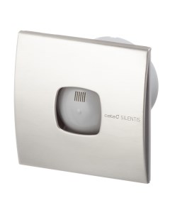 Вентилятор осевой Silentis 10 Inox T с таймером d100 мм серебро Cata