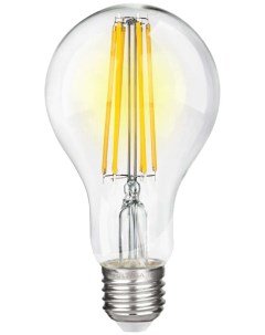 Лампа светодиодная Е27 4000К 15 Вт 1550 Лм 240 В груша А60 прозрачная Voltega