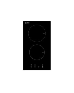 Варочная панель индукционная EVI 320 2 конфорки черная Lex
