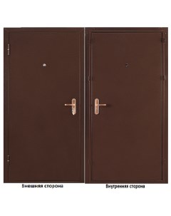 Дверь входная Профи Про левая медный антик медный антик 860х2060 мм Промет
