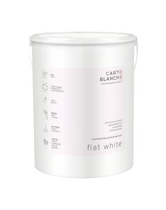 Краска для потолка Flat White база А белая 4 л Carte blanche