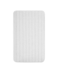 Коврик для ванной белый 50х80 см Wave White FOR PP WAV50 80W Fora