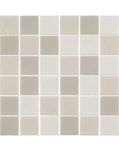 Мозаика Grey Mix Glossy серая керамическая 306х306х6 мм глянцевая Starmosaic