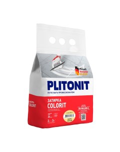 Затирка цементная Colorit светло желтая 2 кг Plitonit