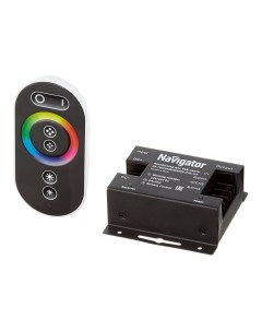 Контроллер для светодиодной ленты RGB 71493 360 Вт 12 В с сенсорным пультом Navigator