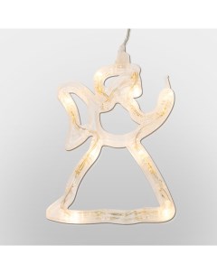 Новогоднее украшение фигура светодиодная 501 015 Ангелок 19 5 см свечение теплое белое Neon-night