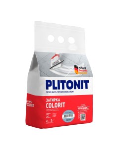 Затирка цементная Colorit синяя 2 кг Plitonit