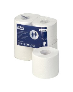 Туалетная бумага Advanced в стандартных рулонах 23 м 4 шт Tork