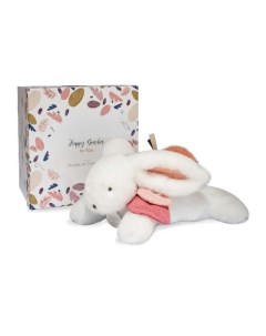 Мягкая игрушка Кролик happy boho персиковый 25 см Doudou et compagnie