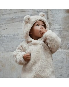 Комбинезон плюшевый утепленный Grizz Teddy Cream off White кремовый Konges slojd