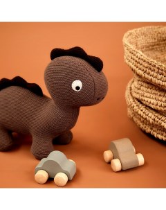 Мягкая игрушка Динозавр Maja какао Nuuroo