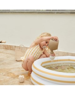 Детский надувной бассейн Конфетти пыльно розовый микс маленький Liewood