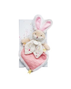 Мягкая игрушка Дуду кролик Lapin de Sucre розовый 29 см Doudou et compagnie
