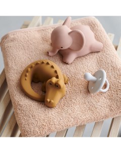 Набор игрушек для ванной Сафари розовый и горчичный Liewood