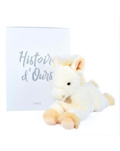 Мягкая игрушка Лошадь Palomino молочная 35 см Histoire d'ours