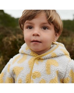 Куртка Тедди плюшевая для новорожденных Inge Leo желтый микс Liewood