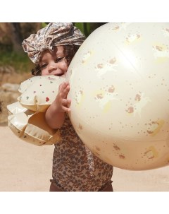 Детский надувной пляжный мяч Unicorn кремовый 40 см Konges slojd