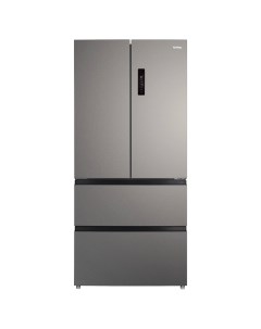 Холодильник KNFF 82535 X серебристый серый Korting