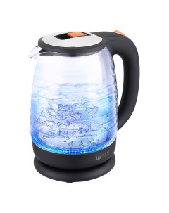Чайник электрический HE KT2305 2 л оранжевый прозрачный черный Home element
