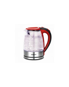 Чайник электрический RMK 3702 2 л прозрачный красный Magnit