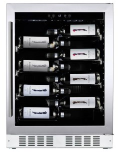 Встраиваемый винный шкаф DAU 40 138SS Black Dunavox