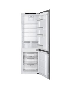Встраиваемый холодильник C8174DN2E серебристый Smeg