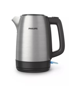 Чайник электрический HD9350 1 7 л серебристый черный Philips