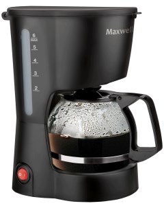 Кофеварка капельного типа MW 1657 BK Black Maxwell