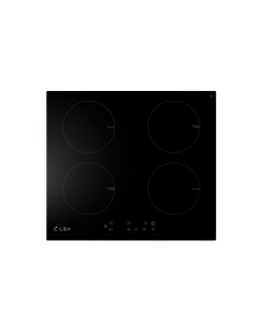 Встраиваемая варочная панель индукционная EVI 640 1 BL черный Lex