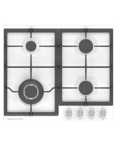 Встраиваемая варочная панель газовая G 14 6 W белый Zigmund & shtain