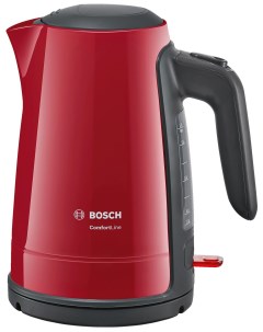 Чайник электрический TWK6A014 ComfortLine 1 7 л красный Bosch