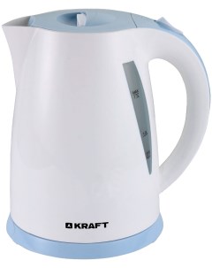 Чайник электрический KF KP1728W 1 7 л белый голубой Крафт