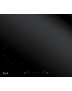 Встраиваемая варочная панель электрическая EVH 640 1 BL черный Lex