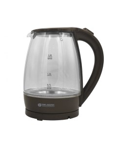 Чайник электрический GL 470 1 8 л коричневый Gelberk