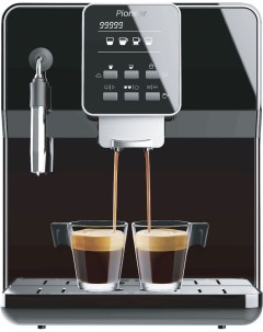 Кофемашина автоматическая CMA003 серебристая черная Pioneer
