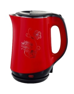 Чайник электрический DO 1244 1 8 л красный черный Добрыня
