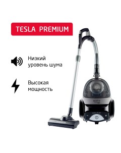Пылесос Tesla Premium серебристый черный Arnica
