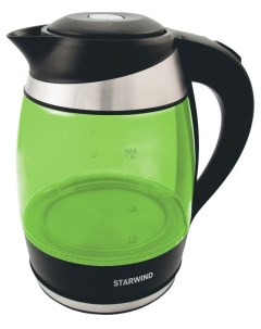 Чайник электрический SKG2213 1 8 л зеленый черный Starwind