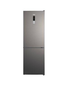Холодильник KNFC 61869 X серебристый серый Korting