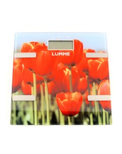 Весы напольные LU 1333 тюльпаны Lumme