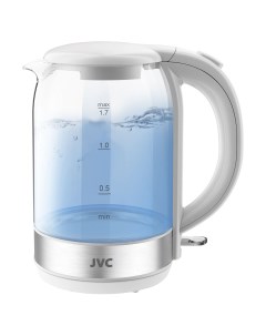 Чайник электрический JK KE1800 1 7 л белый серебристый Jvc