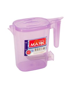 Чайник электрический ЭЧ 0 5 0 5 220 0 5 л бежевый фиолетовый Маяк