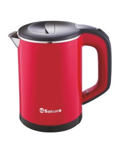 Чайник электрический SA 2158BR 0 6 л красный Sakura