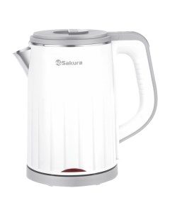 Чайник электрический SA 2155WG 1 2 л белый Sakura