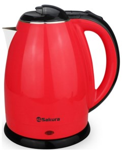 Чайник электрический SA 2138BR 1 8 л красный черный Sakura