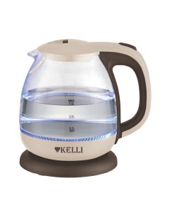 Чайник электрический KL 1370 1 л бежевый Kelli
