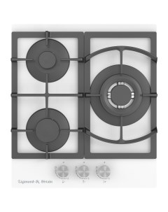 Встраиваемая варочная панель газовая M 26 4 W белый Zigmund & shtain