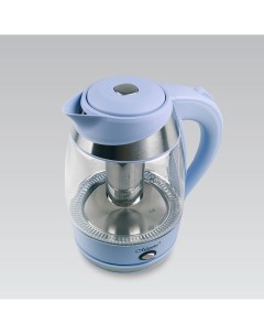 Чайник электрический MR 065 1 8 л прозрачный голубой Маэстро