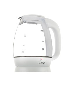 Чайник электрический LX 3002 3 1 7 л белый Lex